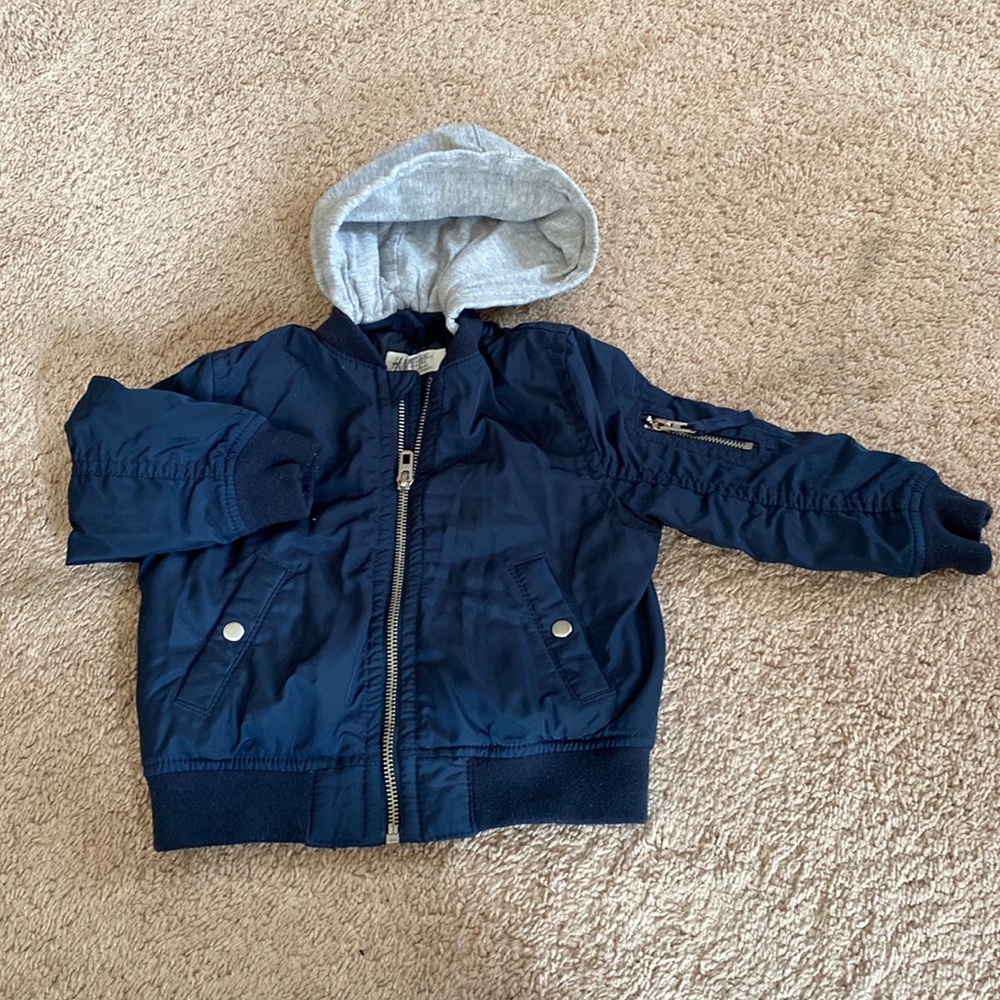 H&M jacket with attached hood.